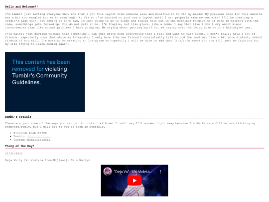 links screenshot