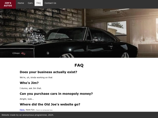 faq screenshot