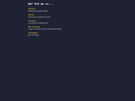 socials screenshot
