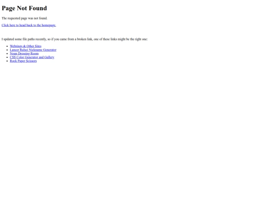 not_found screenshot