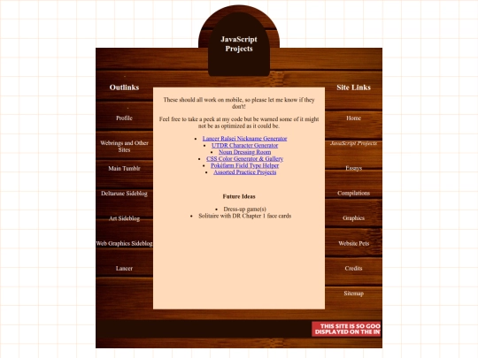 projects screenshot