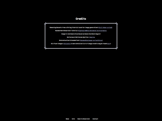projects/nicknamegenerator/credits screenshot