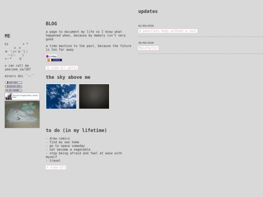 blog screenshot