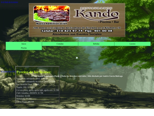 Licores screenshot