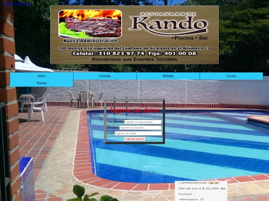 Piscina screenshot