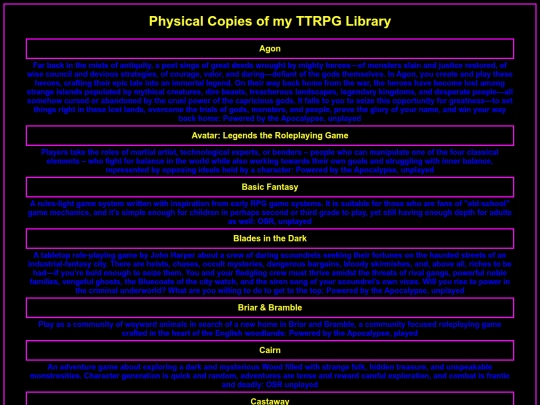 bookshelves screenshot