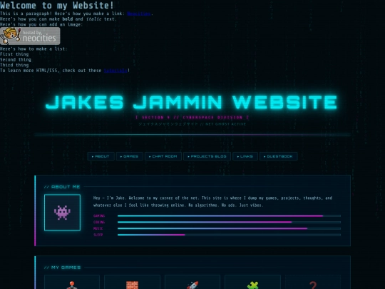 index screenshot