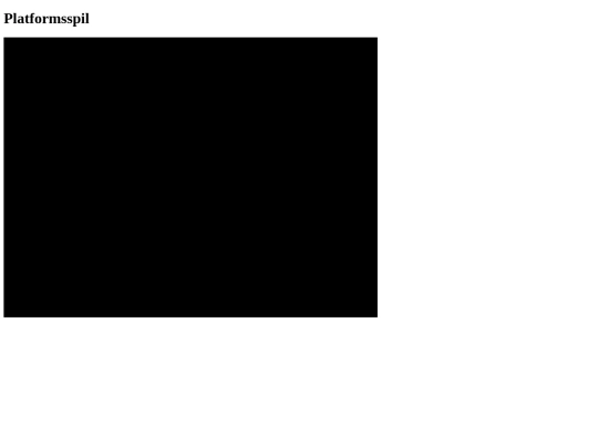 platformer screenshot