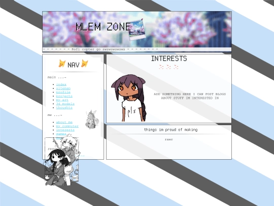interests screenshot