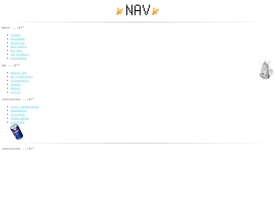 navbar screenshot