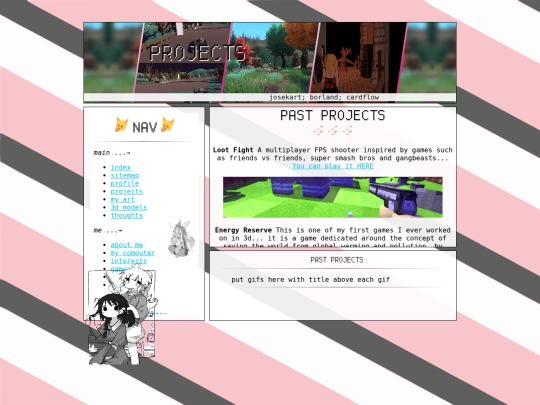 projects screenshot