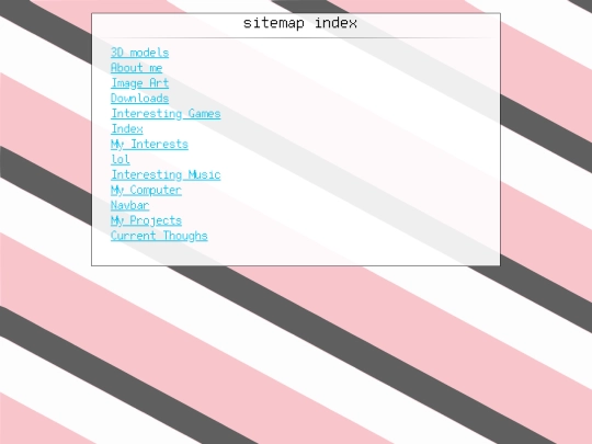 sitemap screenshot