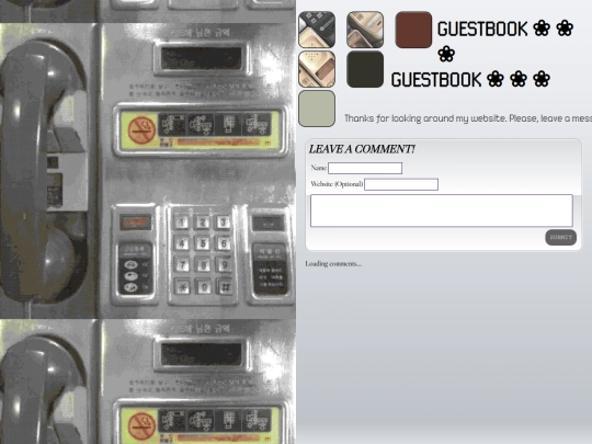 guestbook screenshot