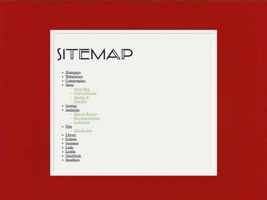 sitemap screenshot