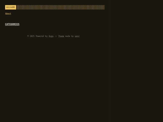 categories screenshot