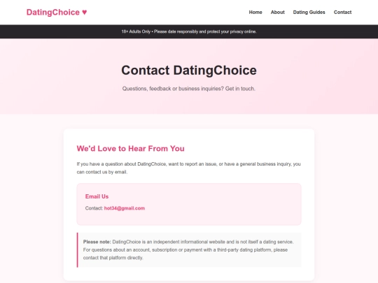 contact screenshot