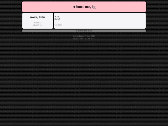 about-me screenshot