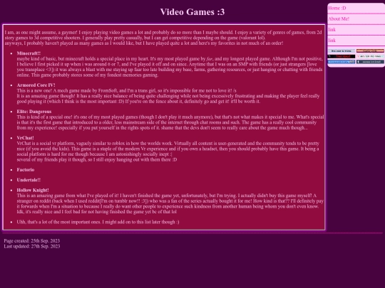 archive/About-me/interests/video-games screenshot