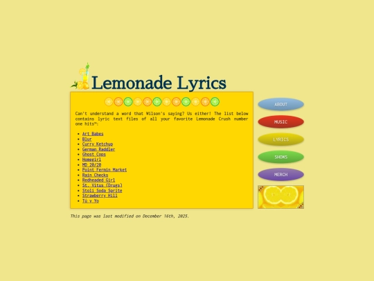 lyrics screenshot