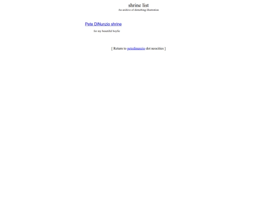 shrinelist screenshot