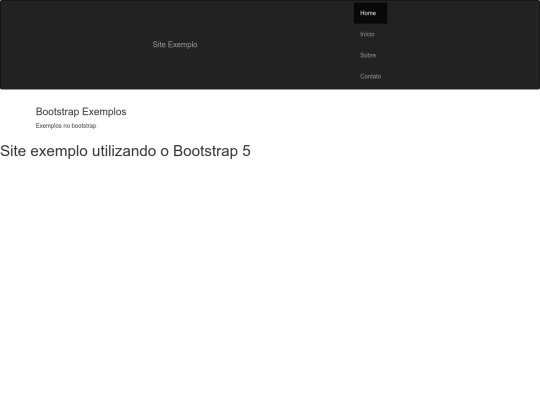 NovaExemplo/Home screenshot