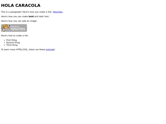 index screenshot