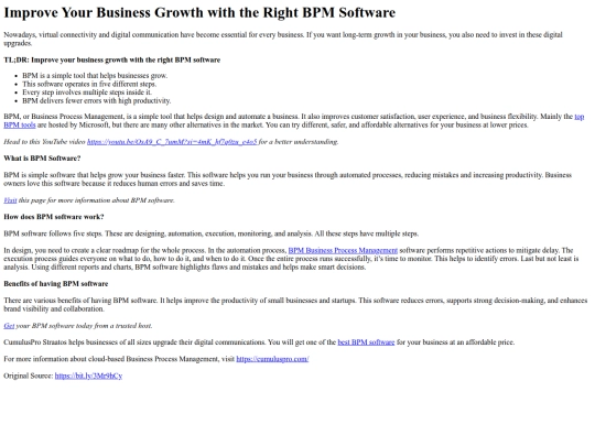 ImproveYourBusinessGrowthwiththeRightBPMSoftware screenshot