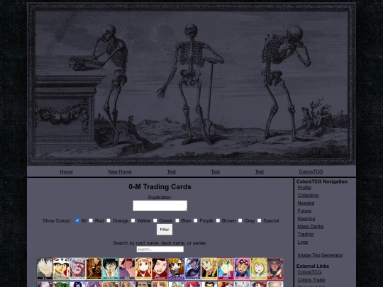 colorstcg/tradingcards0-M screenshot