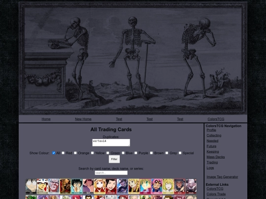 colorstcg/tradingcardsall screenshot