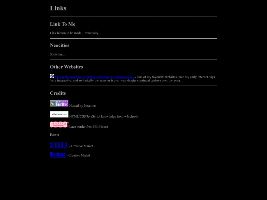 links screenshot