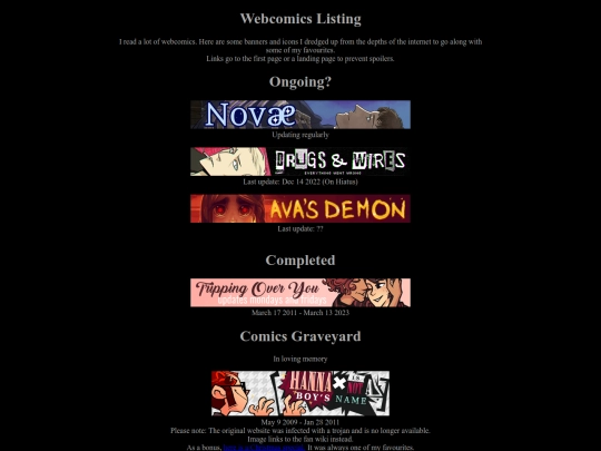 shrines/webcomics screenshot