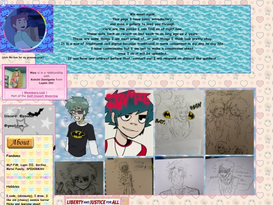 aboutme screenshot