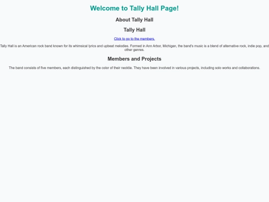 tallyhall screenshot