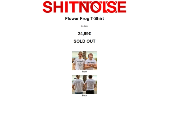 flowerfrogtshirt screenshot