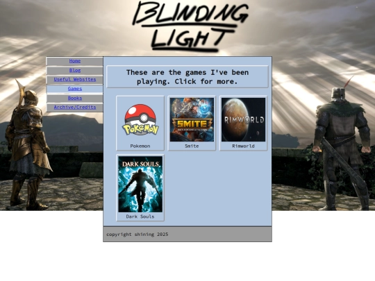Games screenshot