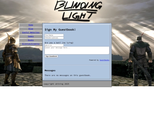 guestbook screenshot