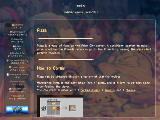 prism/pizza screenshot