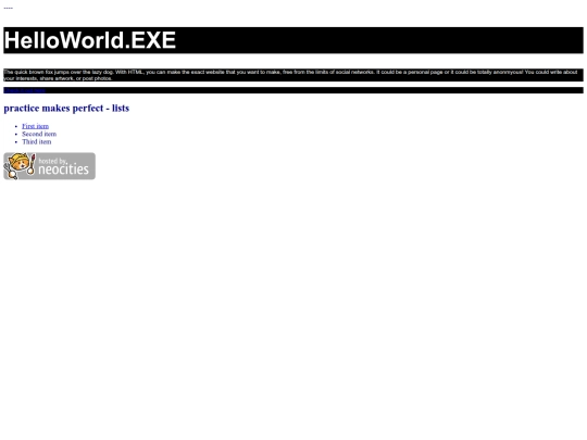 index screenshot