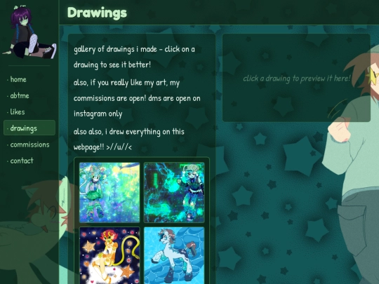 html/drawings screenshot
