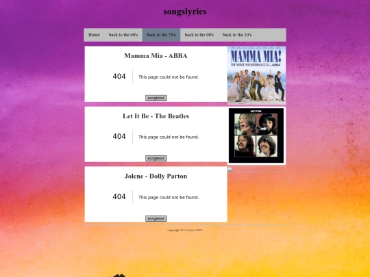 backtothe70's screenshot