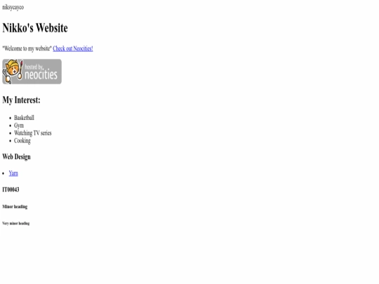 index screenshot