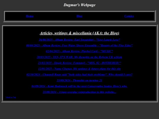 blog screenshot