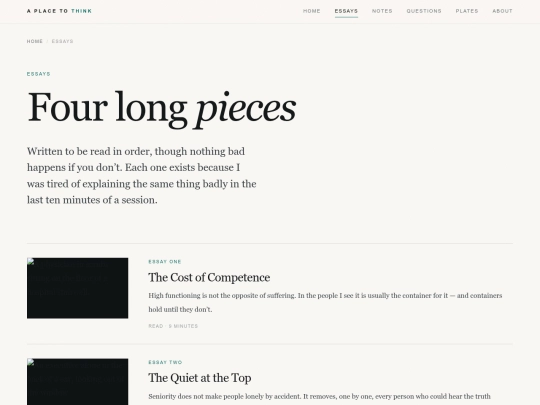 essays screenshot