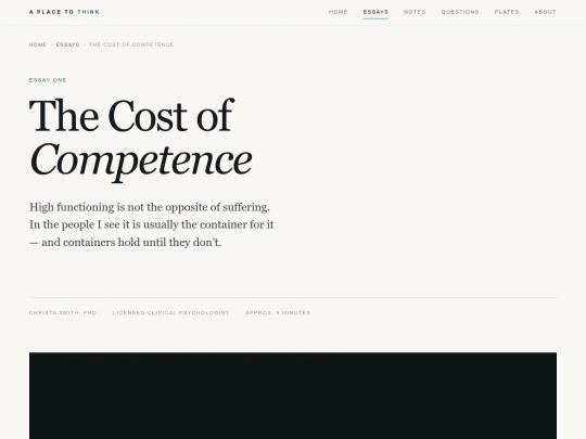 the-cost-of-competence screenshot