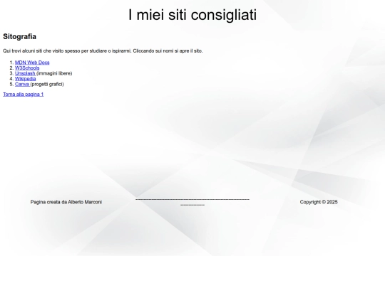 links screenshot