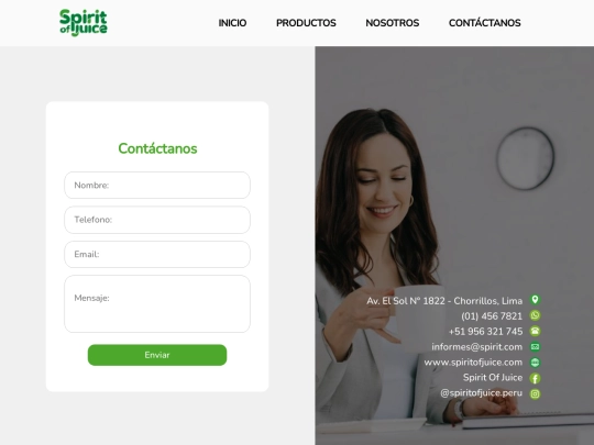 contactanos screenshot