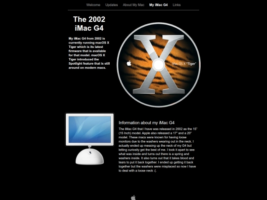 Very_Cool_Webpage/My_iMac_G4 screenshot