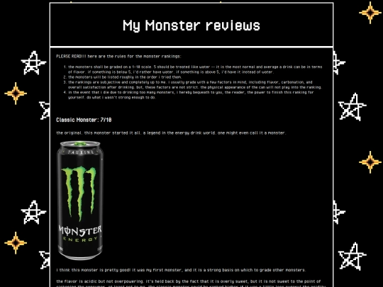 monsterreviews screenshot