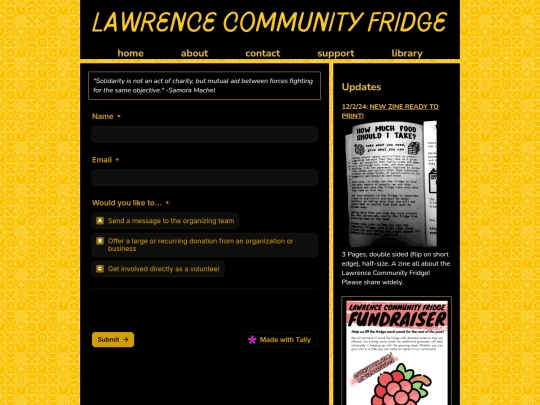 contact screenshot