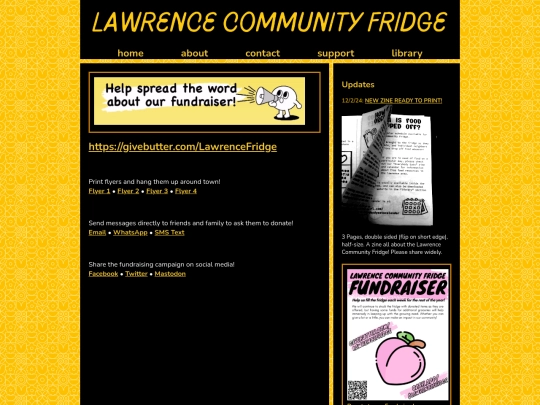 fundraiser screenshot